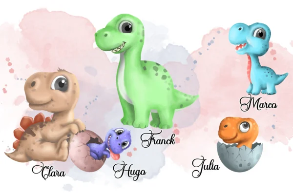 Portrait de famille Dinosaures 2