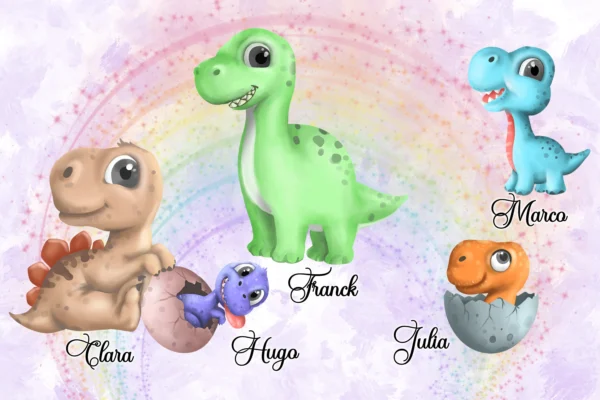 Portrait de famille Dinosaures 3