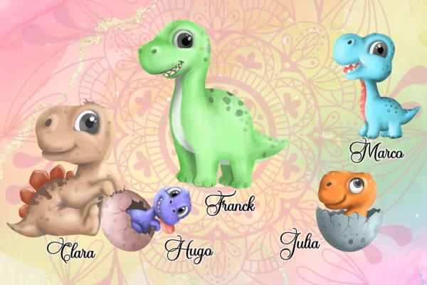 Portrait de famille Dinosaures 7