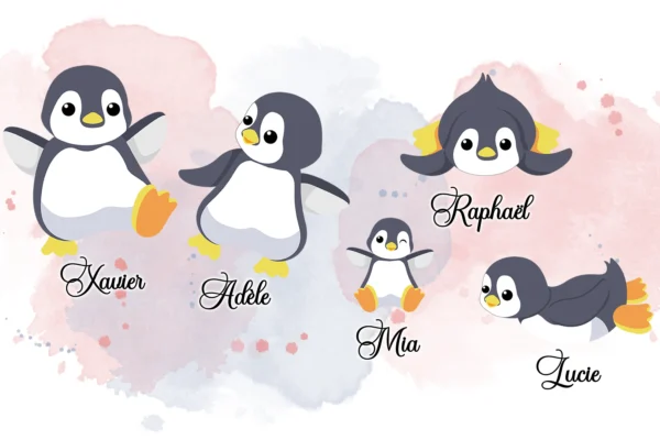 Portrait de famille Pingouins 1