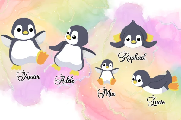 Portrait de famille Pingouins 6