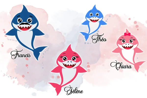 Portrait de famille Requins 1