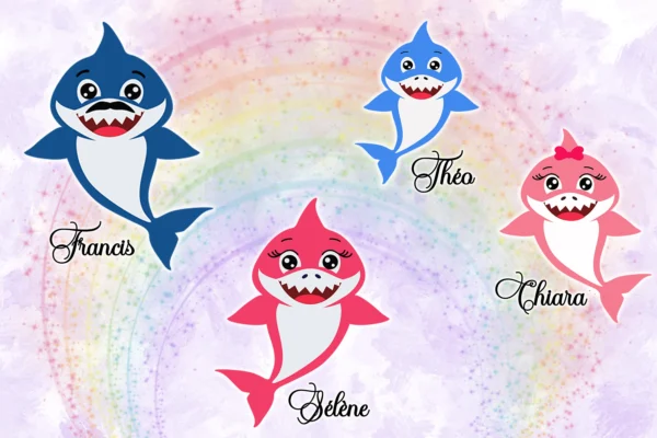 Portrait de famille Requins 3