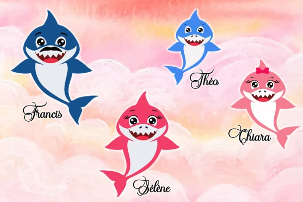 Portrait de famille Requins 4