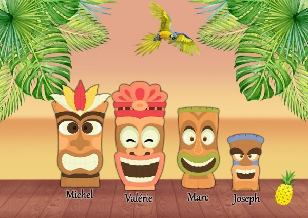 Portrait de Famille Tikis